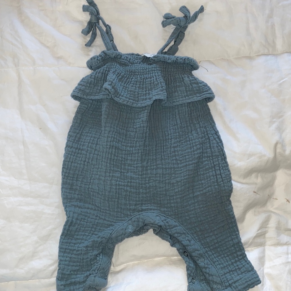 Target Teal spaghetti strap linen one piece